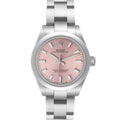Rolex Oyster Perpetual Pink Dial Steel Ladies Watch 276200 Unworn