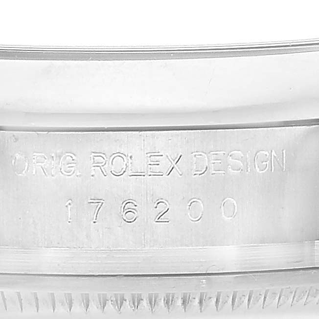 Rolex Oyster Perpetual Pink Luminous Markers Steel Ladies Watch 176200