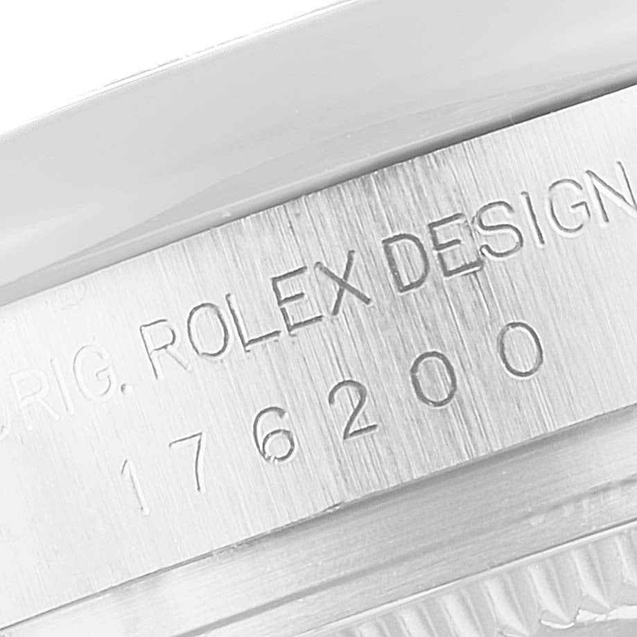 Rolex Oyster Perpetual Pink Luminous Markers Ladies Watch 176200 Box Card