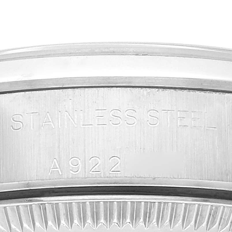 Rolex Oyster Perpetual Salmon Dial Domed Bezel Steel Watch 76080