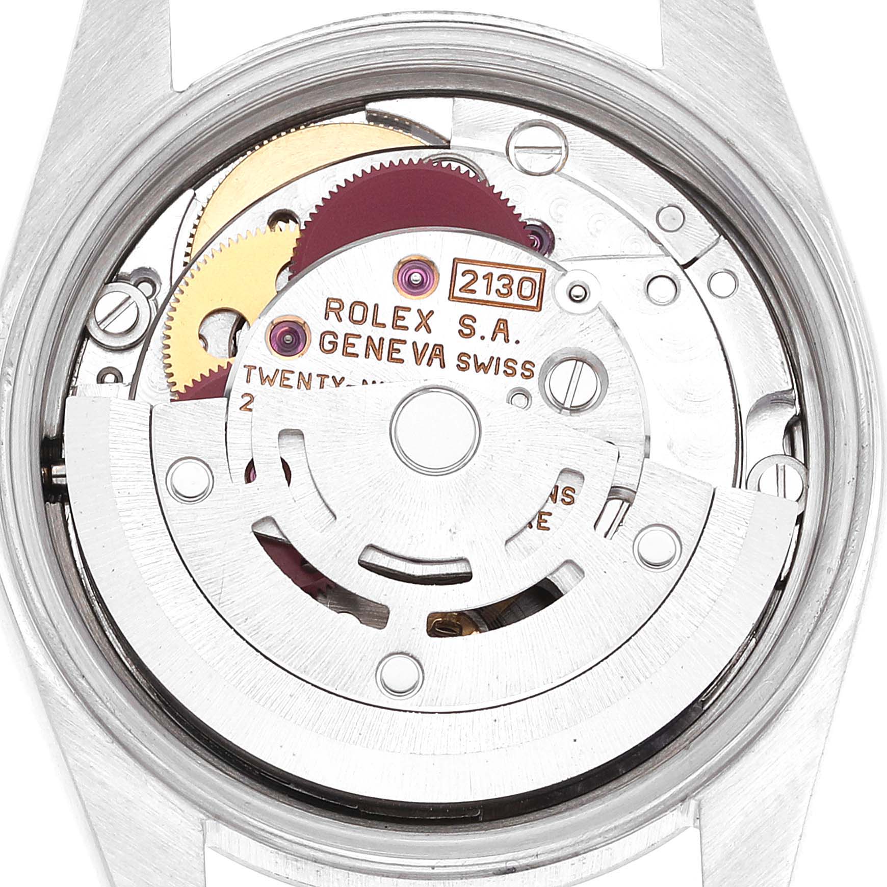 Rolex Oyster Perpetual Salmon Dial Oyster Bracelet Ladies Watch 67230 Box Papers