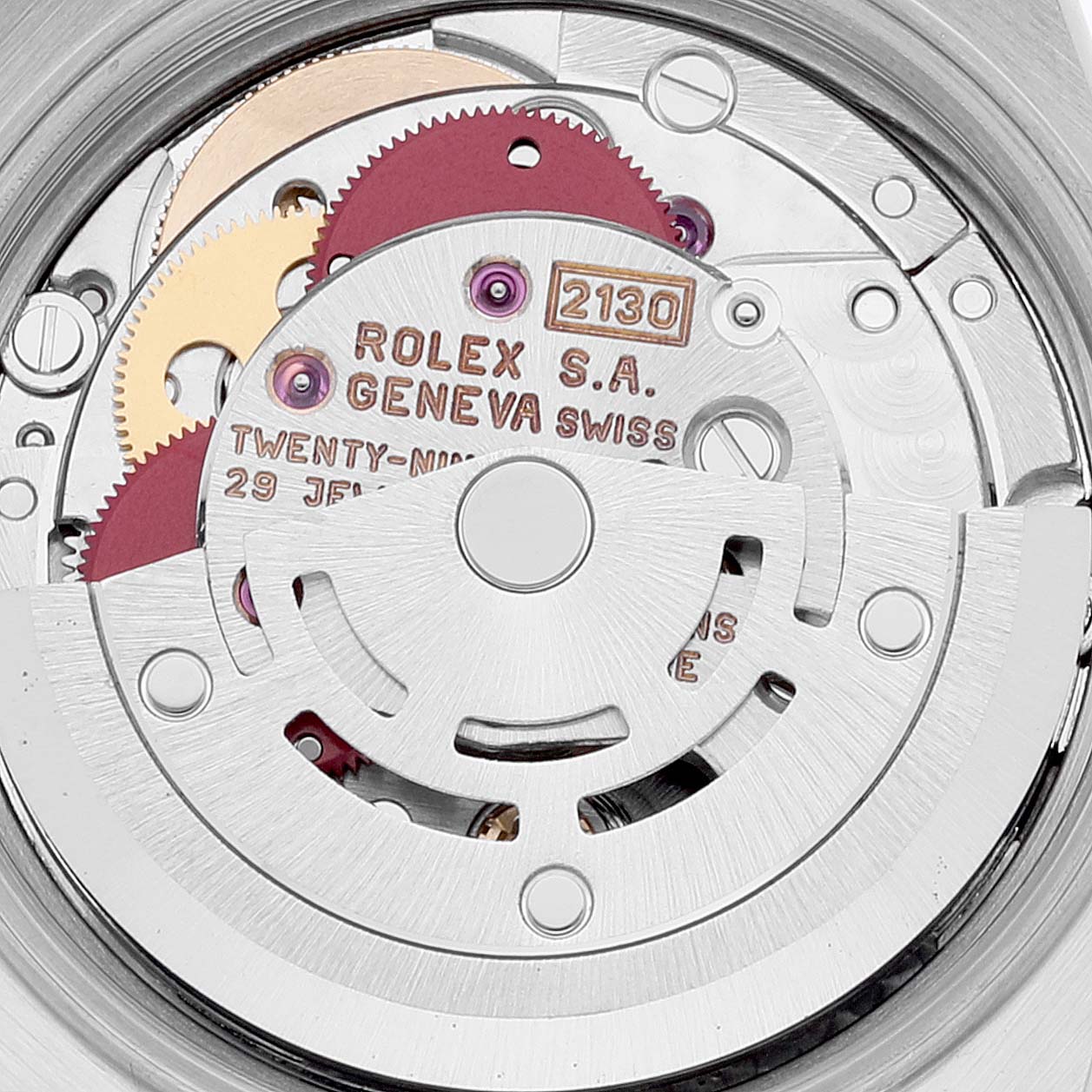 Rolex Oyster Perpetual Salmon Dial Steel Ladies Watch 67230 Box Papers