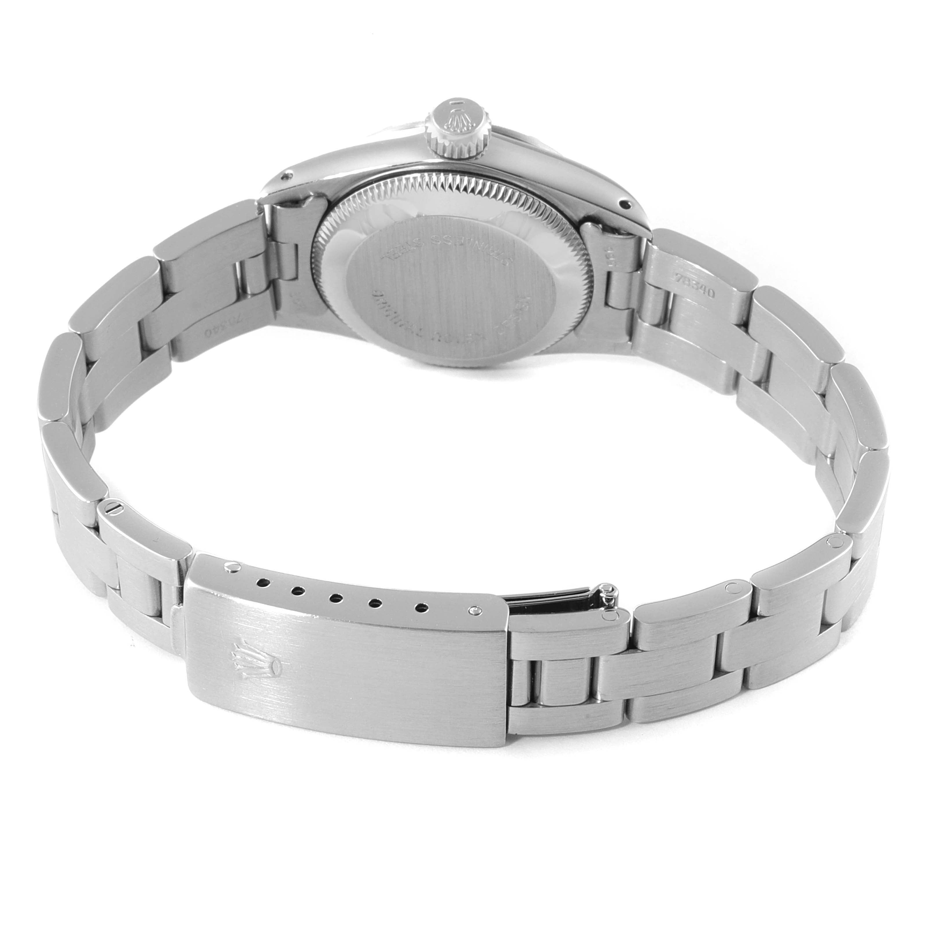 Rolex Oyster Perpetual Silver Dial Oyster Bracelet Ladies Watch 67230