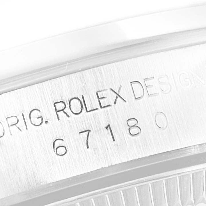 Rolex Oyster Perpetual Silver Dial Oyster Bracelet Steel Ladies Watch 67180