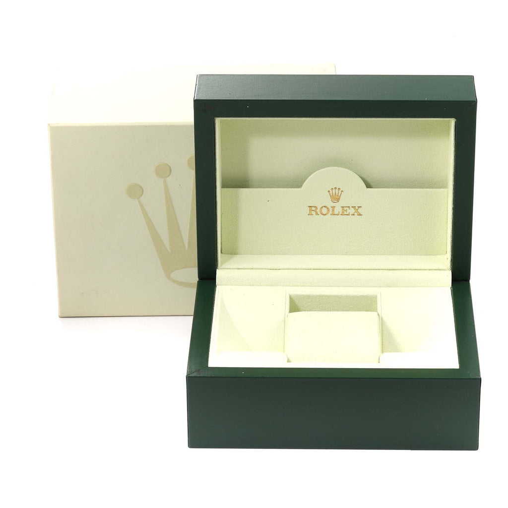 Rolex Oyster Perpetual Silver Dial Pink Luminous Markers Ladies Watch 176200