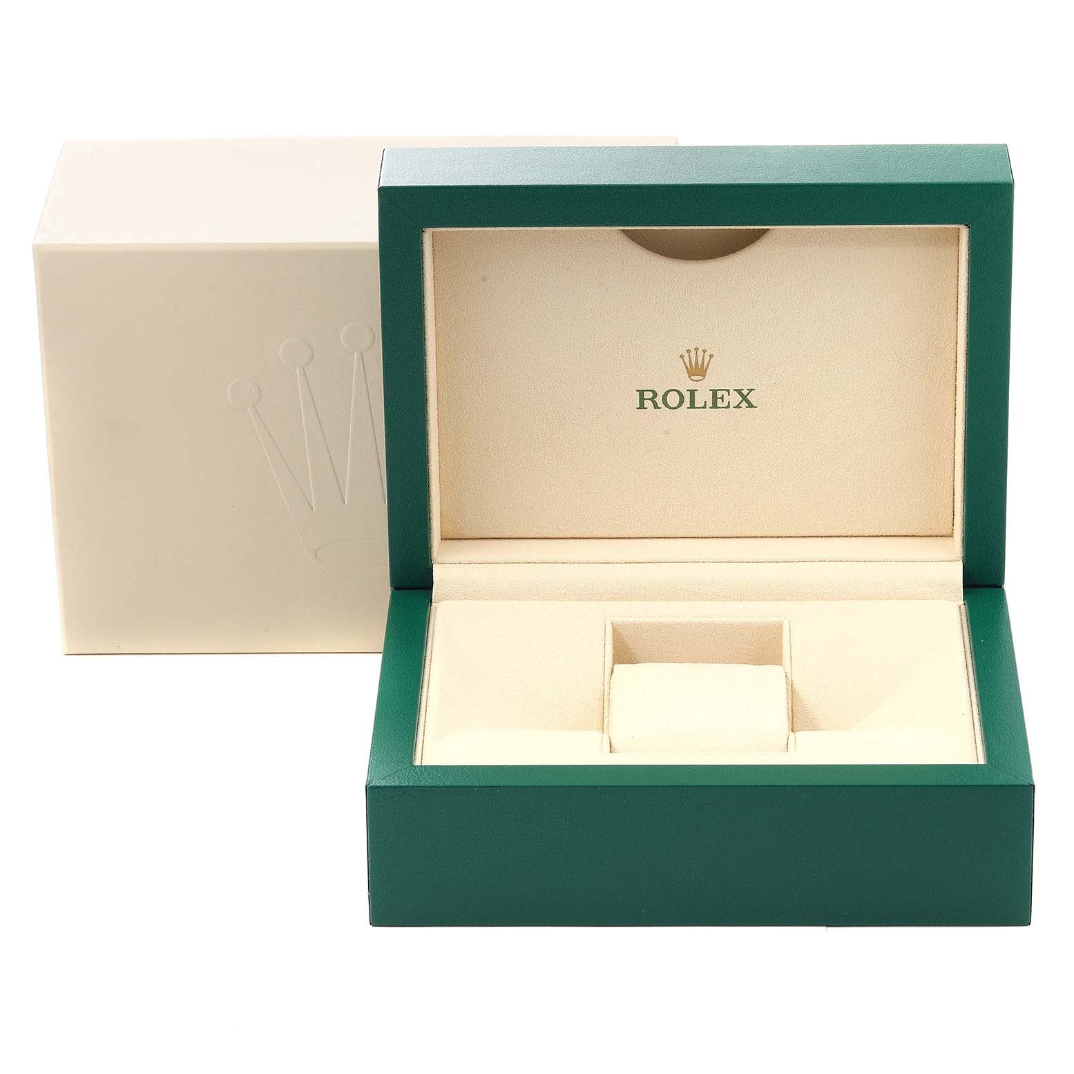 Rolex Oyster Perpetual Silver Dial Steel Mens Watch 114300
