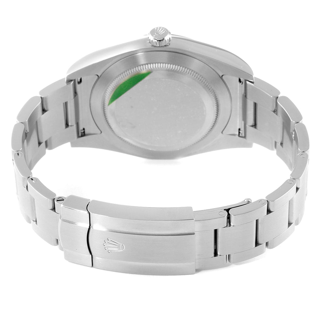 Rolex Oyster Perpetual Silver Dial Steel Mens Watch 114300 Unworn
