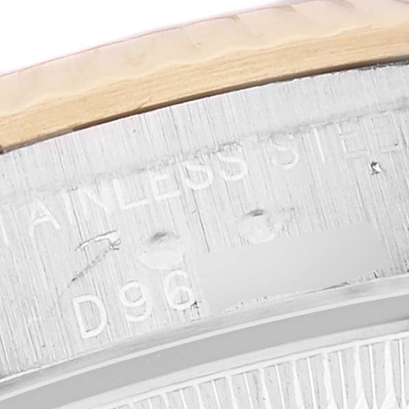 Rolex Oyster Perpetual Silver Dial Steel Yellow Gold Watch 76193