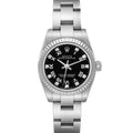 Rolex Oyster Perpetual Steel White Gold Diamond Ladies Watch 176234 Box Card