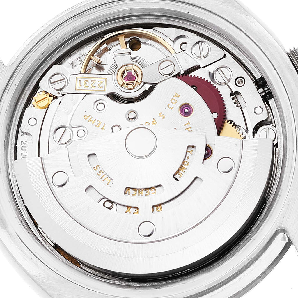 Rolex Oyster Perpetual Steel White Gold Diamond Ladies Watch 176234 Box Card