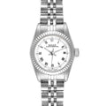 Rolex Oyster Perpetual Steel White Gold Ladies Watch 67194 Papers