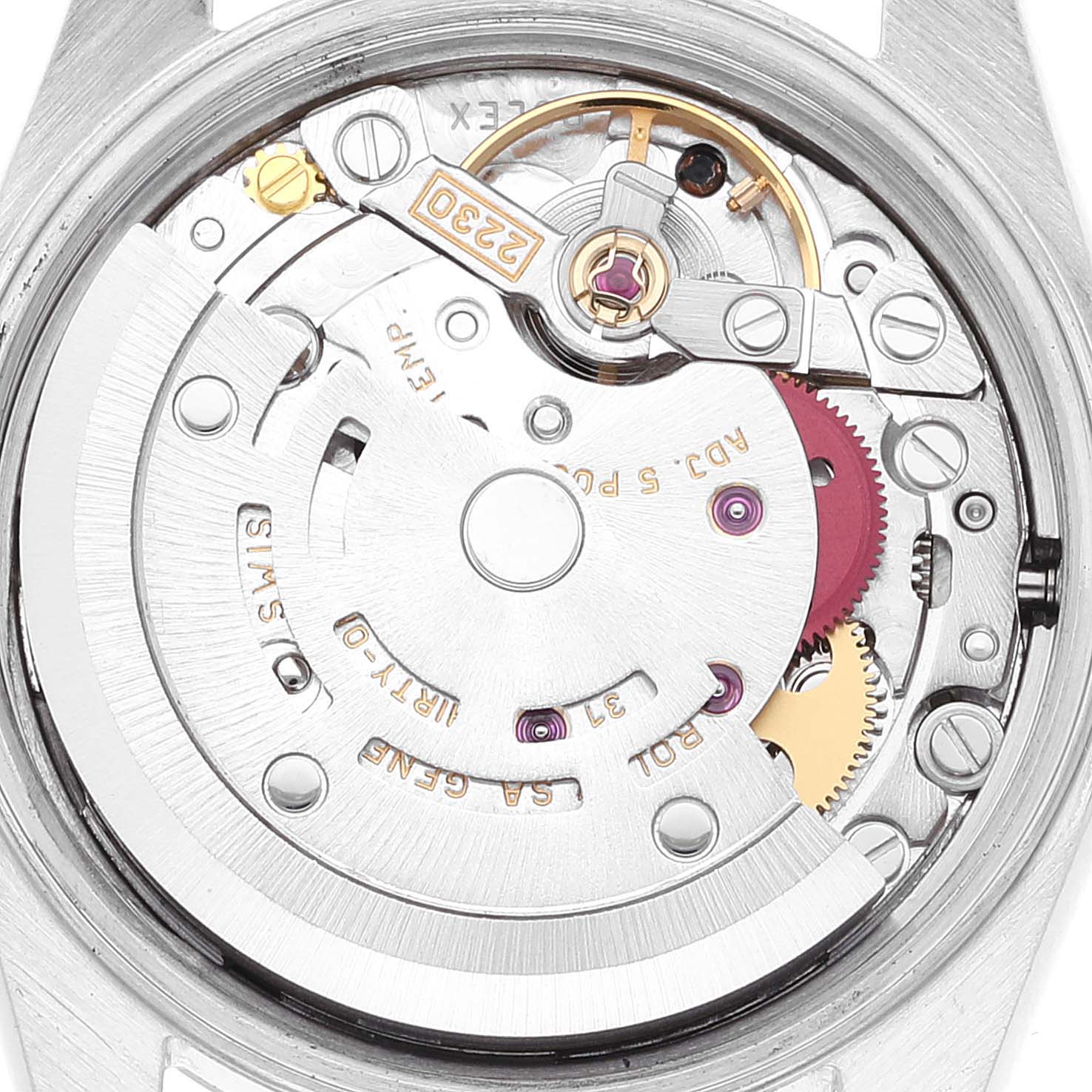 Rolex Oyster Perpetual Steel White Gold Ladies Watch 76094 Box Papers