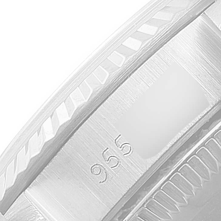 Rolex Oyster Perpetual Steel White Gold Silver Dial Ladies Watch 67194 Box