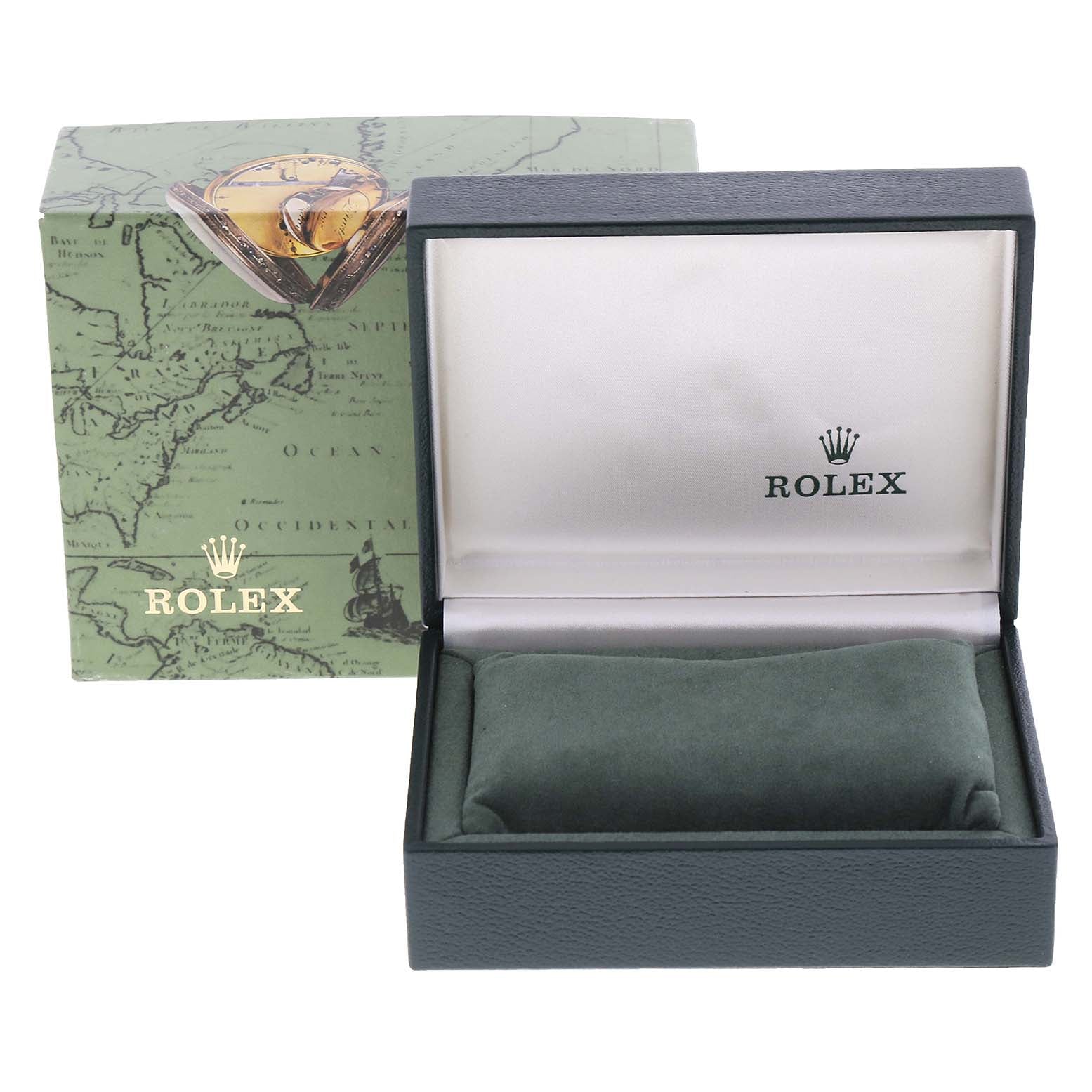 Rolex Oyster Perpetual Steel White Gold Silver Dial Ladies Watch 67194 Box