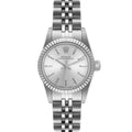 Rolex Oyster Perpetual Steel White Gold Silver Dial Ladies Watch 67194 Box