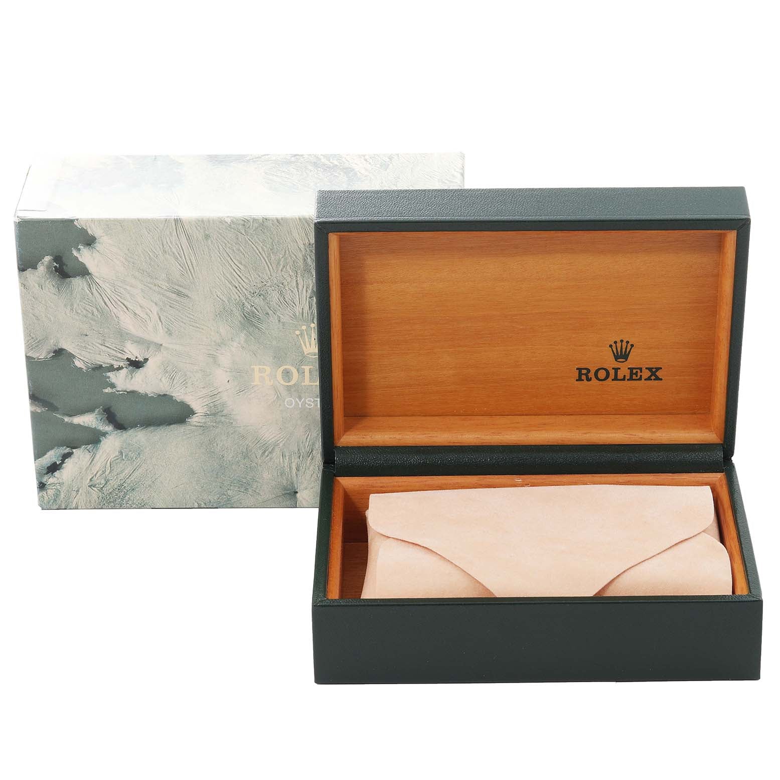 Rolex Oyster Perpetual Steel Yellow Gold Black Dial Mens Watch 14233