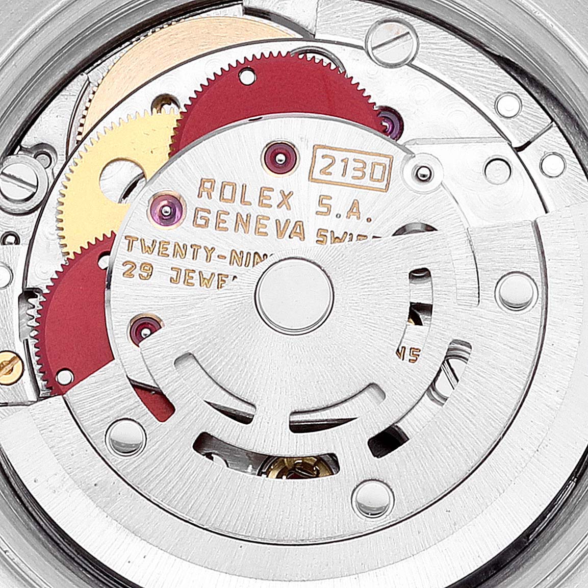 Rolex Oyster Perpetual Steel Yellow Gold Blue Dial Ladies Watch 67193