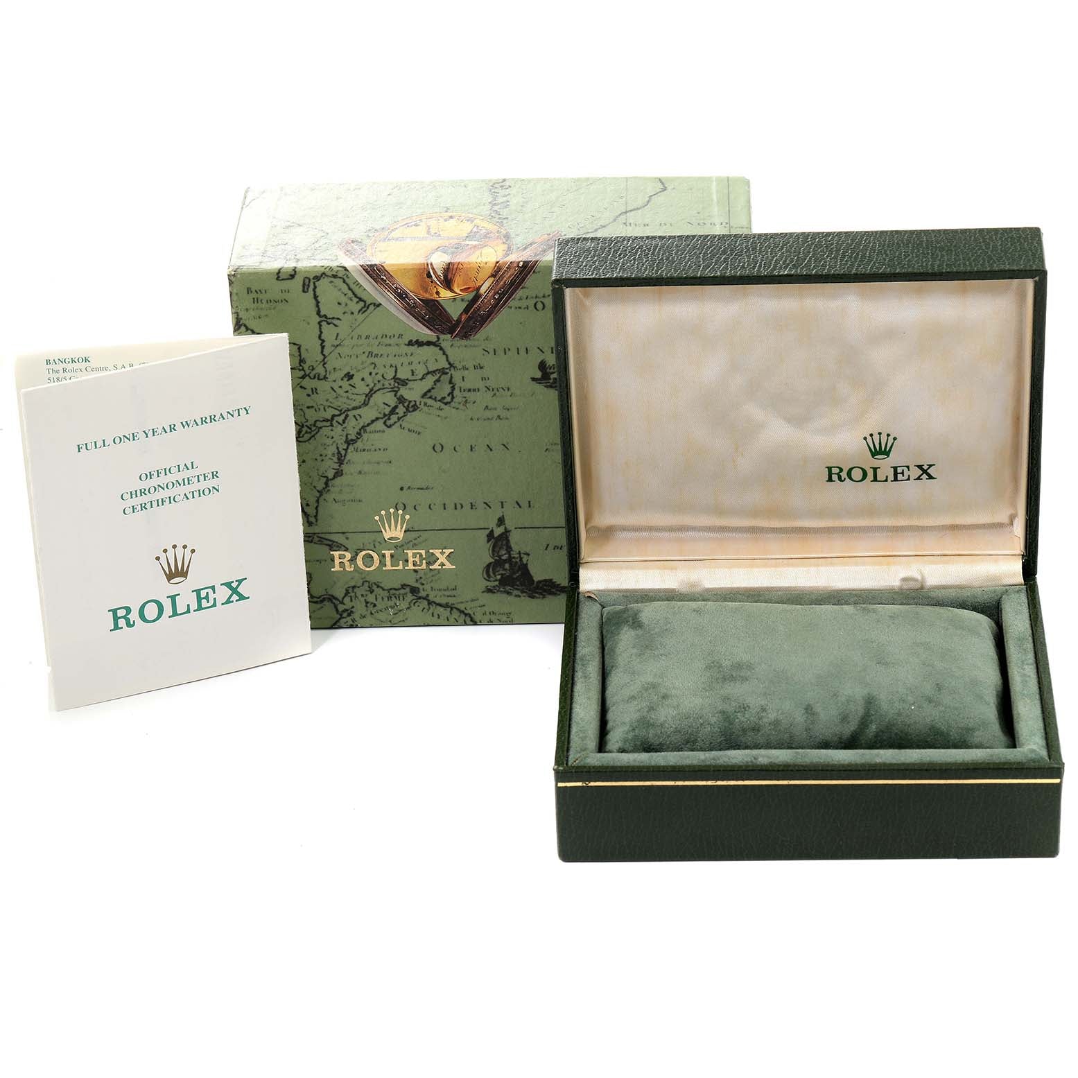Rolex Oyster Perpetual Steel Yellow Gold Blue Dial Watch 67183 Box Papers
