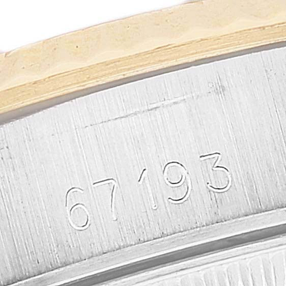Rolex Oyster Perpetual Steel Yellow Gold Diamond Ladies Watch 67193 Box Papers