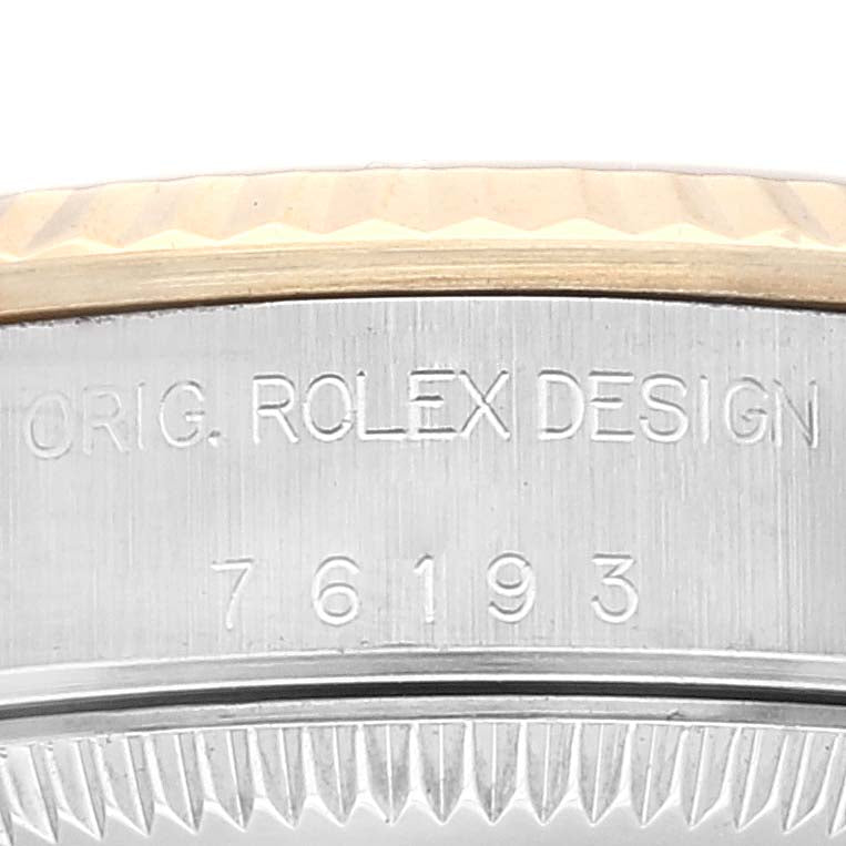 Rolex Oyster Perpetual Steel Yellow Gold Diamond Ladies Watch 76193