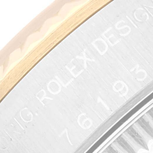 Rolex Oyster Perpetual Steel Yellow Gold Ladies Watch 76193 Box Service Card