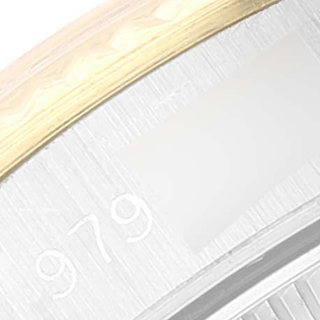 Rolex Oyster Perpetual Steel Yellow Gold White Dial Ladies Watch 67193 Box Paper
