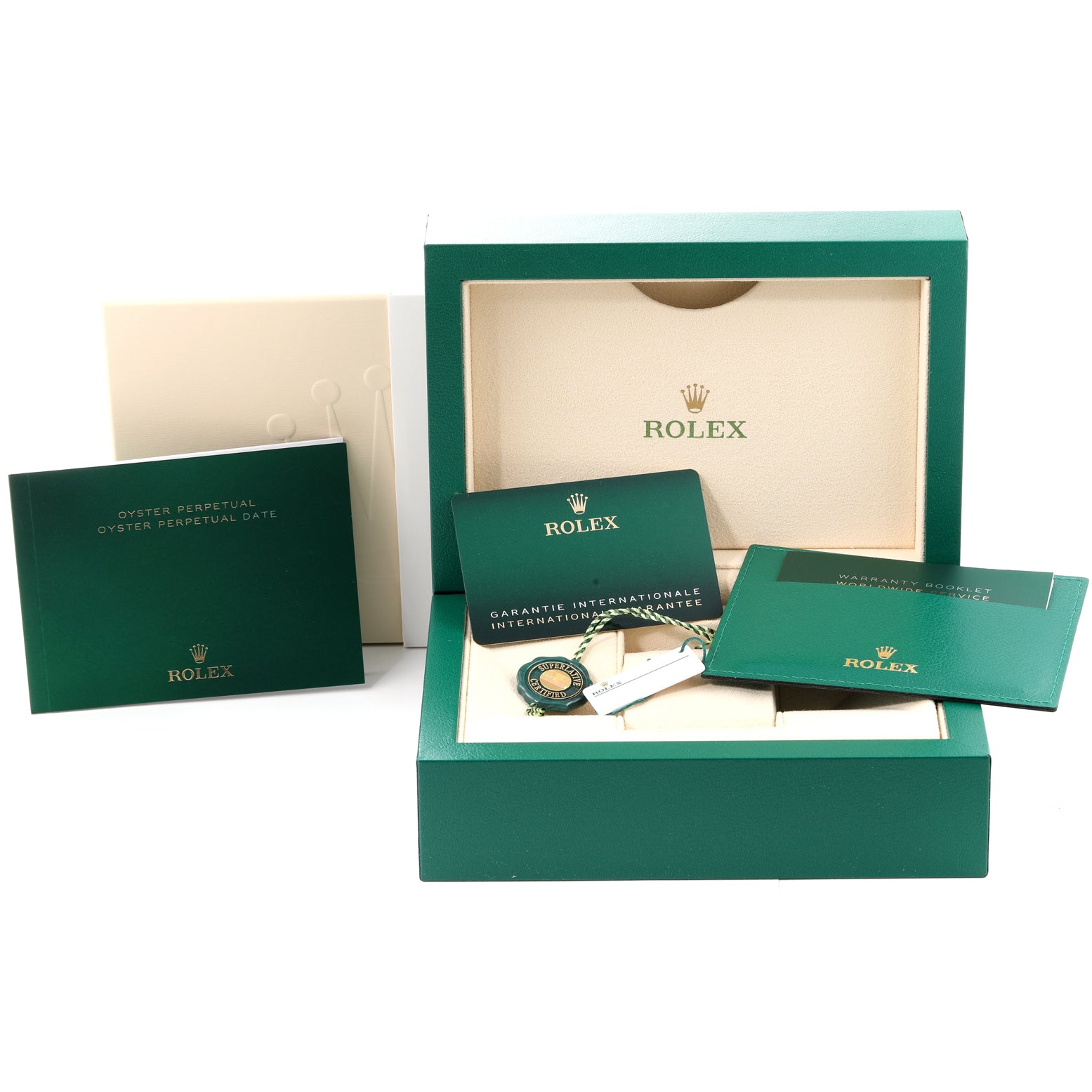 Rolex Oyster Perpetual Turquoise Blue Dial Steel Mens Watch 126000 Unworn