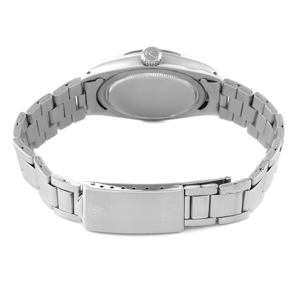 Rolex Oyster Precision Stainless Steel Silver Linen Dial Vintage Mens Watch 6426 Papers