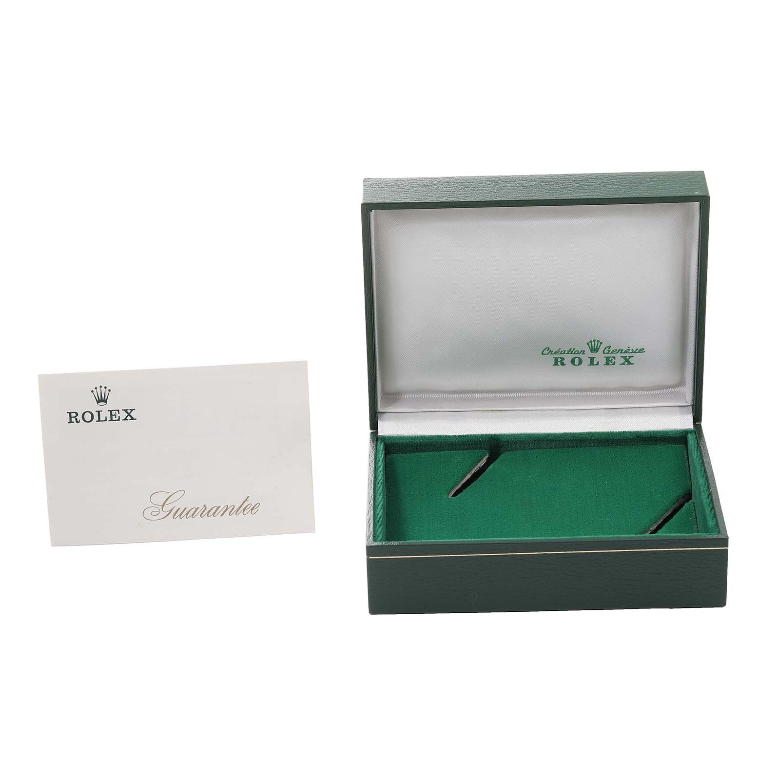 Rolex OysterDate Precision Silver Dial Steel Vintage Mens Watch 6694 Box Papers
