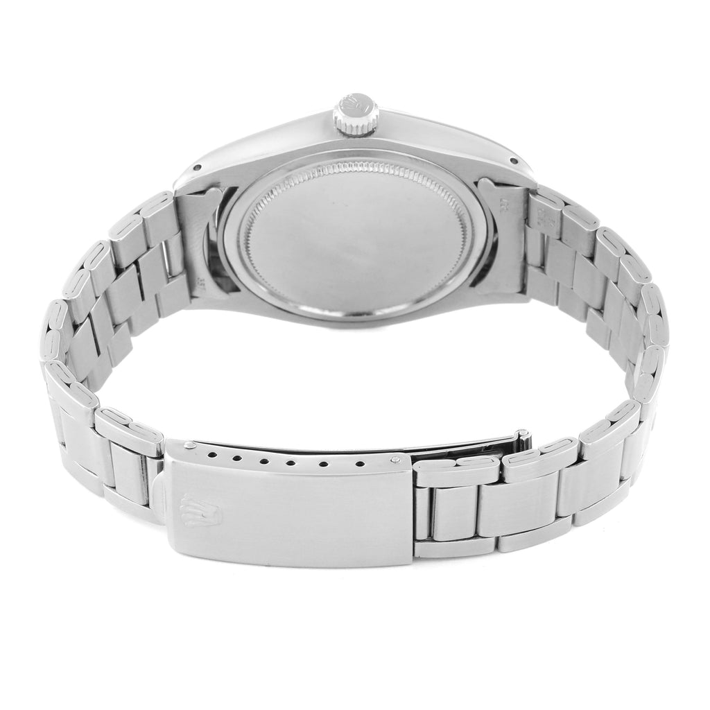 Rolex OysterDate Precision Slate Grey Dial Steel Vintage Mens Watch 6694