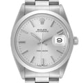 Rolex OysterDate Precision Steel Vintage Mens Watch 6694 Box Service Card