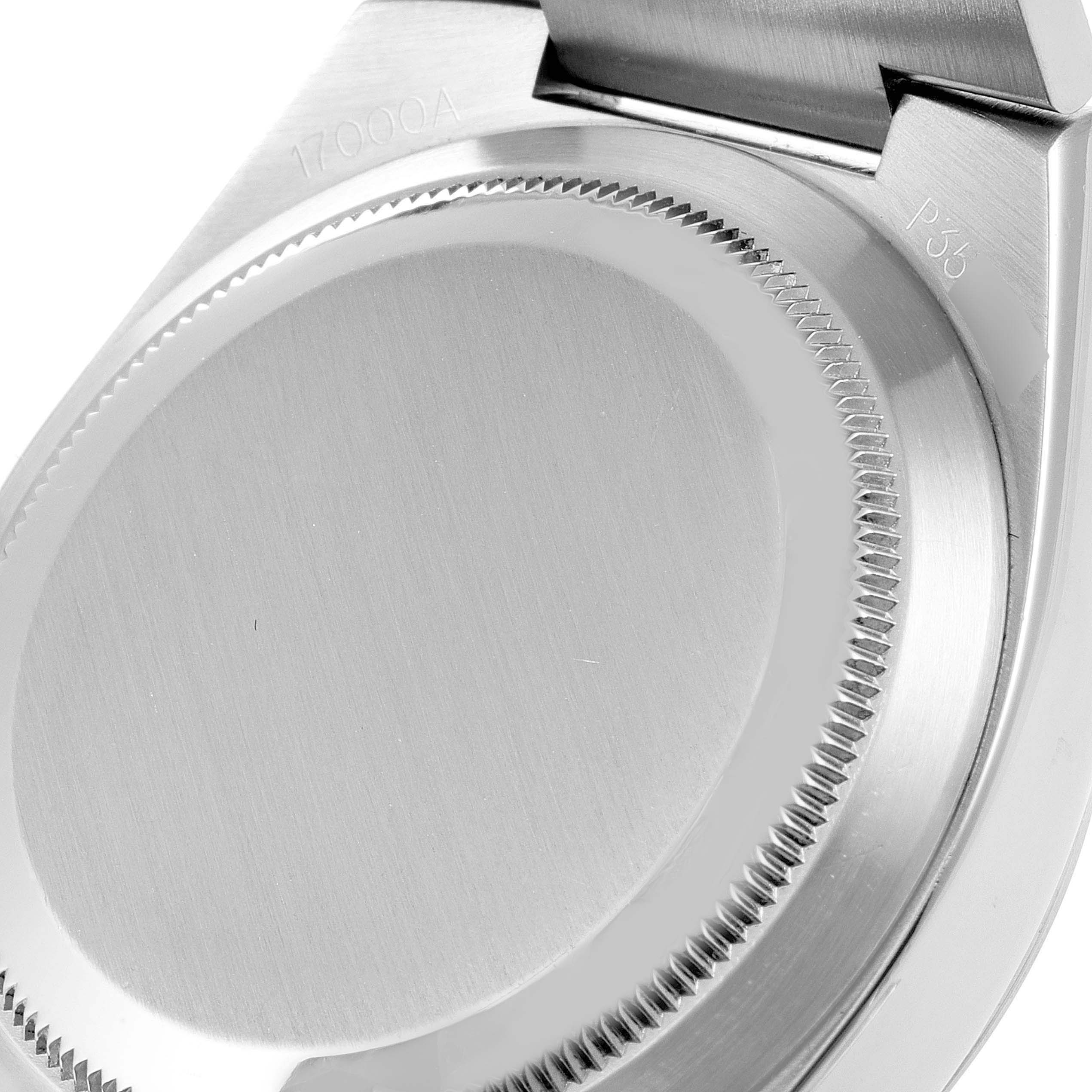 Rolex Oysterquartz Datejust Silver Dial Steel Mens Watch 17000 Box Papers