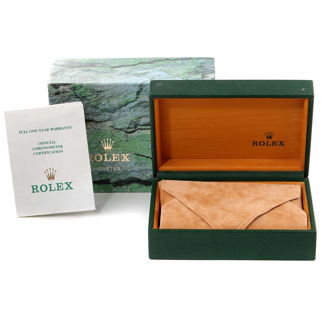 Rolex Oysterquartz Datejust Silver Dial Steel Mens Watch 17000 Box Papers