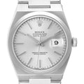 Rolex Oysterquartz Datejust Silver Dial Steel Mens Watch 17000 Box Papers