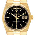 Rolex Oysterquartz President Day-Date Yellow Gold Mens Watch 19018 Papers