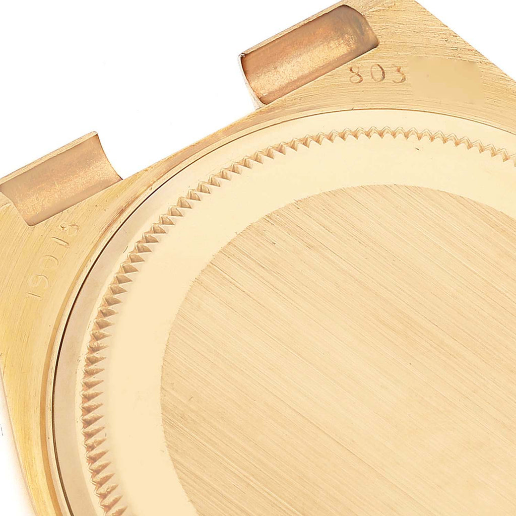 Rolex Oysterquartz President Day-Date Yellow Gold Mens Watch 19018 Papers
