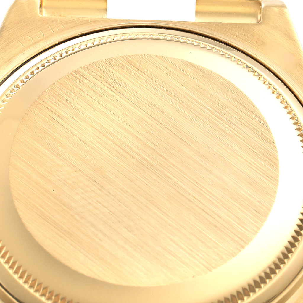 Rolex Oysterquartz President Yellow Gold Champagne Dial Mens Watch 19018