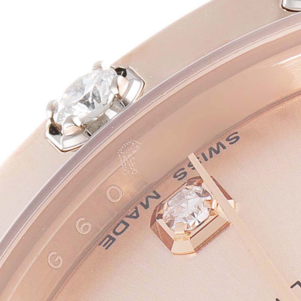 Rolex Pearlmaster 34 18k Rose Gold Diamond Ladies Watch 81315