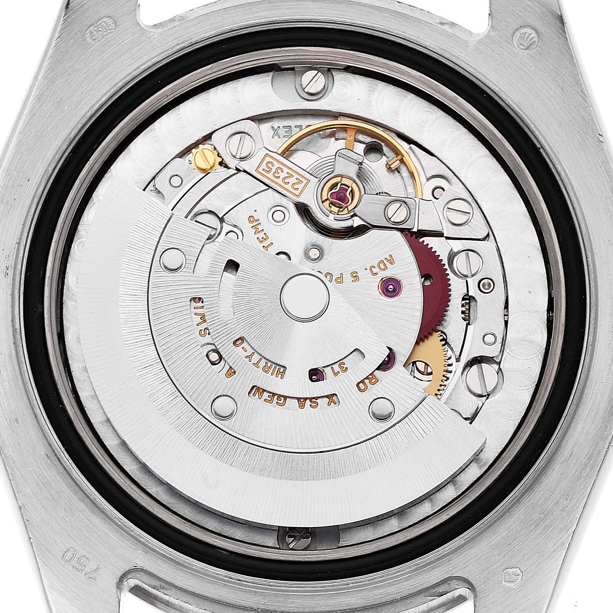 Rolex Pearlmaster 34 18k White Gold MOP Diamond Dial Ladies Watch 81339