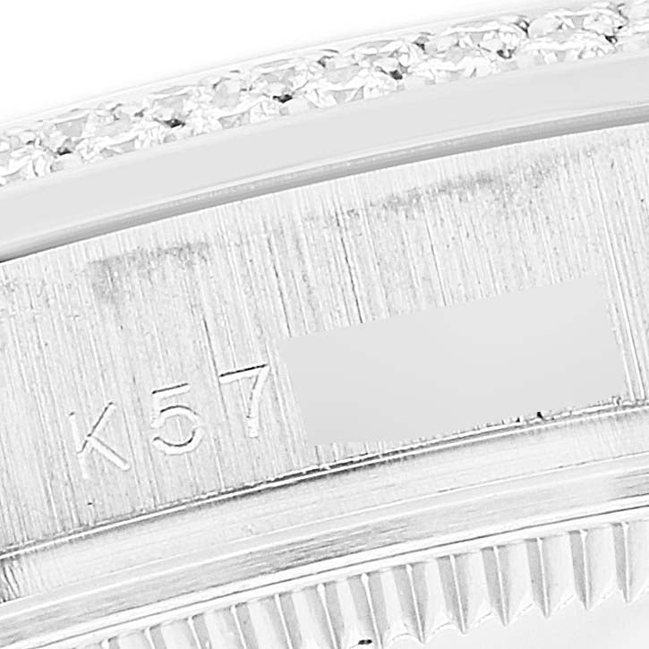 Rolex Pearlmaster 34 18k White Gold MOP Diamond Dial Ladies Watch 81339