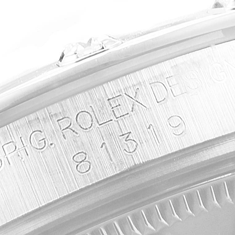 Rolex Pearlmaster Midsize White Gold Mother of Pearl Diamond Ladies Watch 81319 Box Card