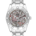 Rolex Pearlmaster Midsize White Gold Mother of Pearl Diamond Ladies Watch 81319 Box Card
