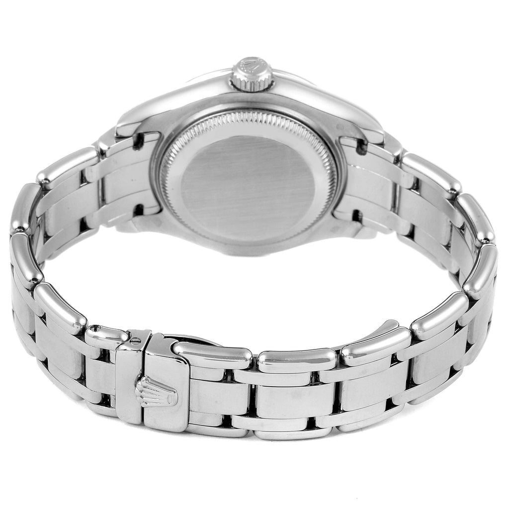 Rolex Pearlmaster White Gold Mother of Pearl Diamond Ladies Watch 69359