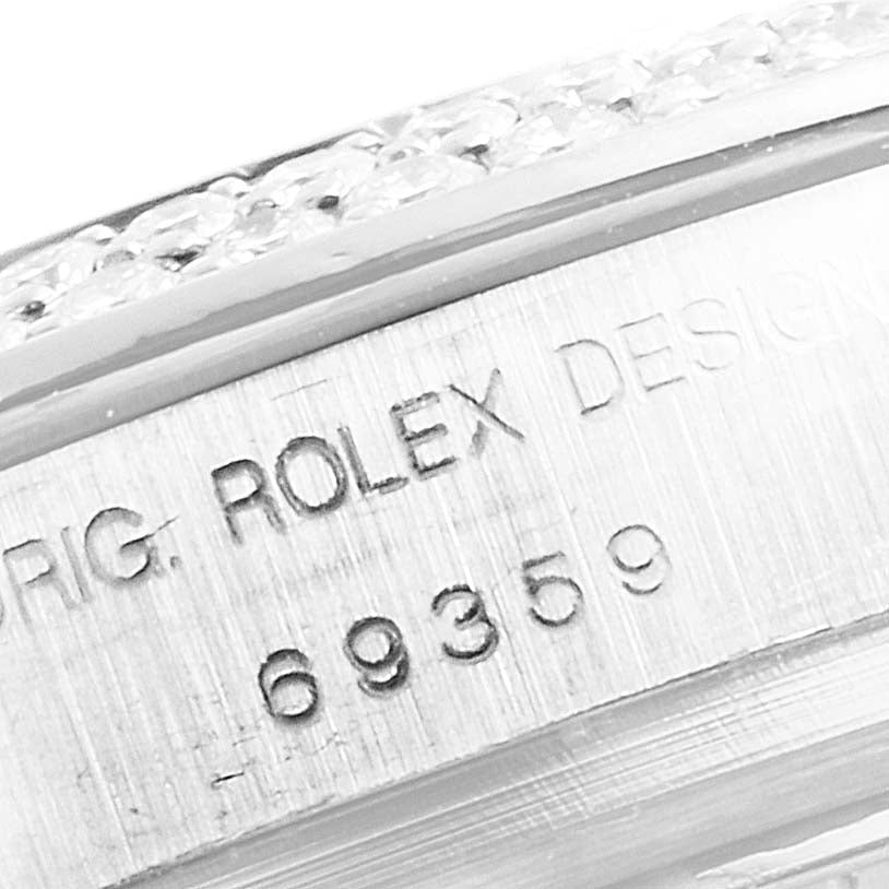 Rolex Pearlmaster White Gold Mother of Pearl Diamond Ladies Watch 69359