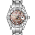 Rolex Pearlmaster White Gold Mother of Pearl Diamond Ladies Watch 69359