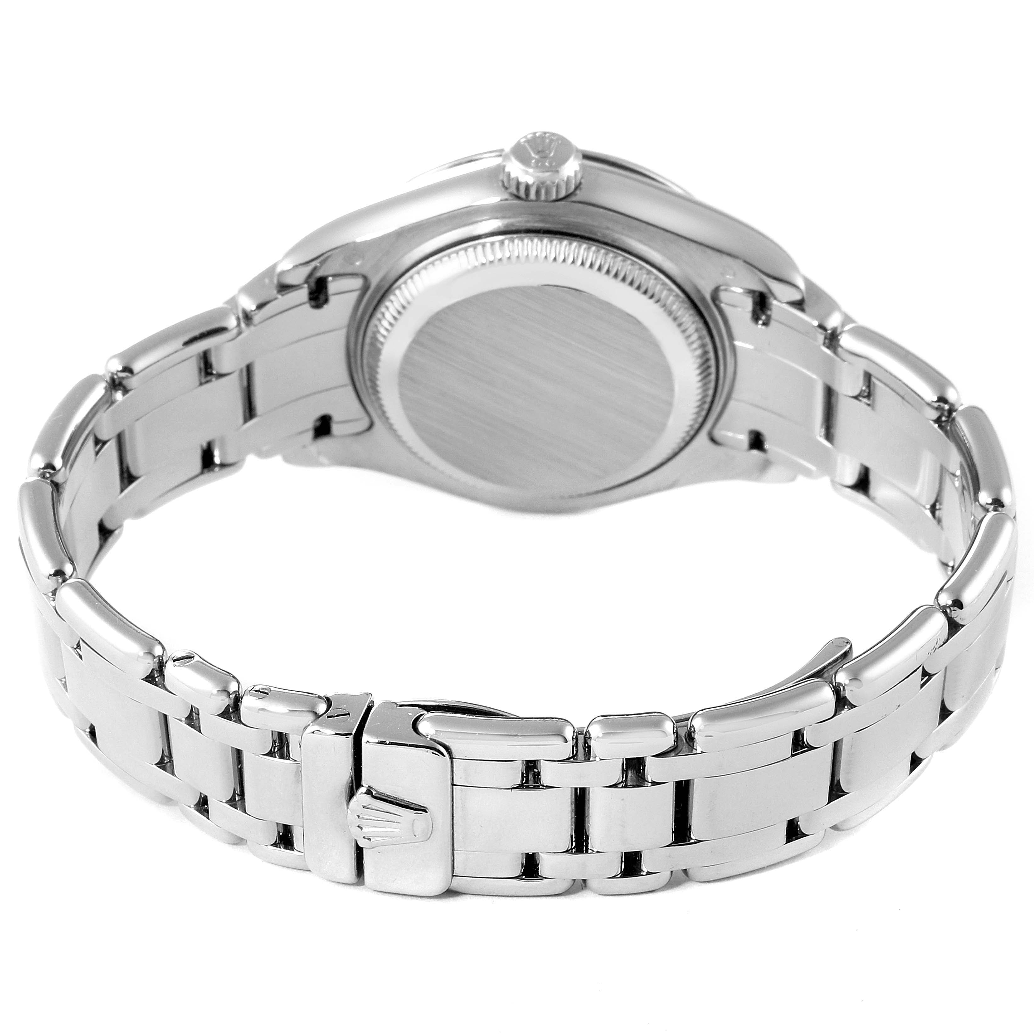 Rolex Pearlmaster White Gold MOP Diamond Ladies Watch 80299