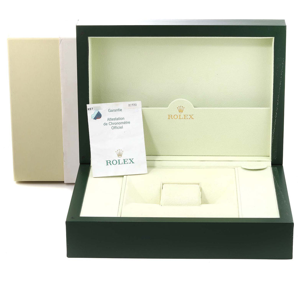 Rolex Pearlmaster White Gold MOP Diamond Ladies Watch 80339 Box Papers