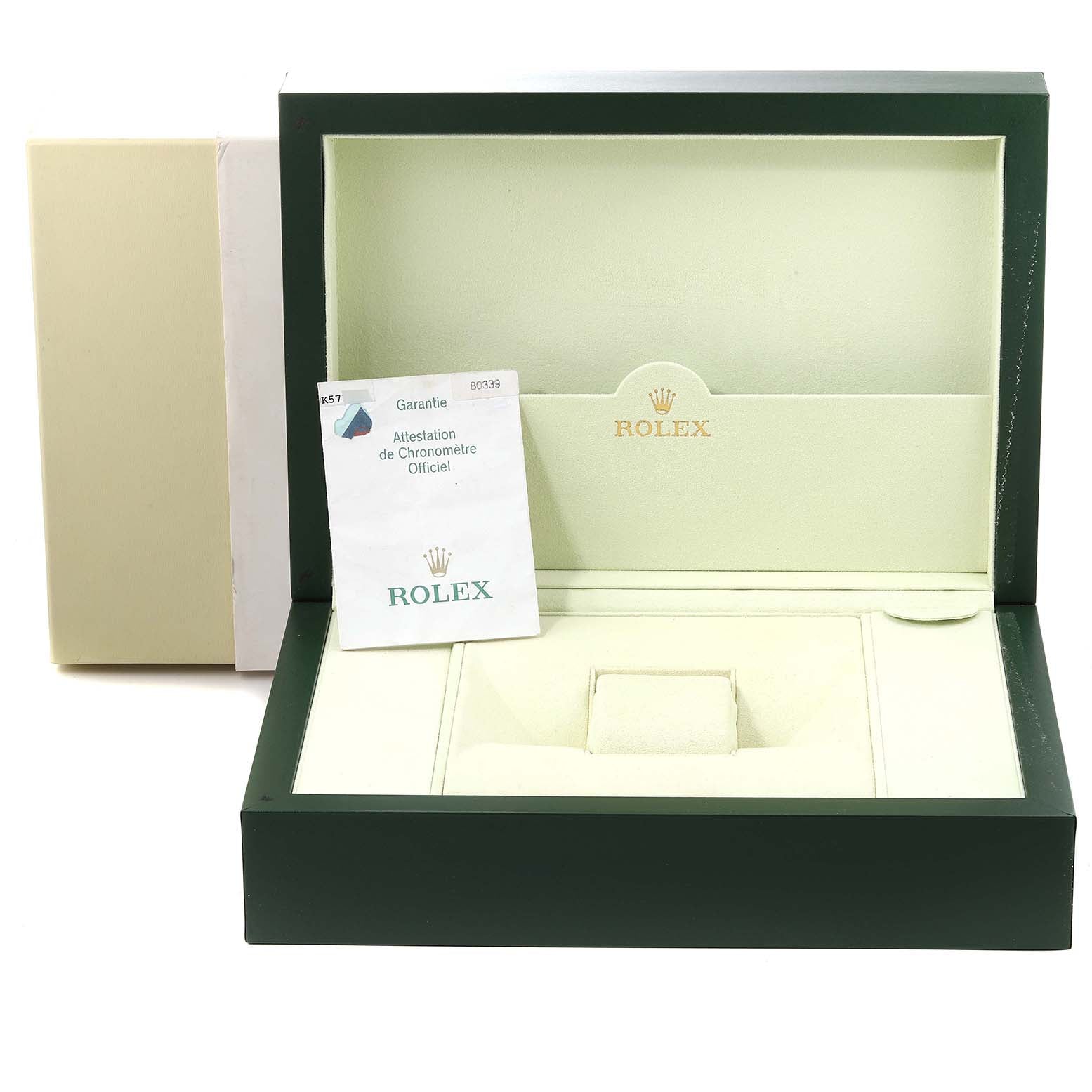 Rolex Pearlmaster White Gold MOP Diamond Ladies Watch 80339 Box Papers