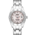 Rolex Pearlmaster White Gold Mother of Pearl Diamond Ladies Watch 80319