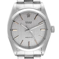 Rolex Precision Vintage Silver Linen Dial Steel Mens Watch 6426